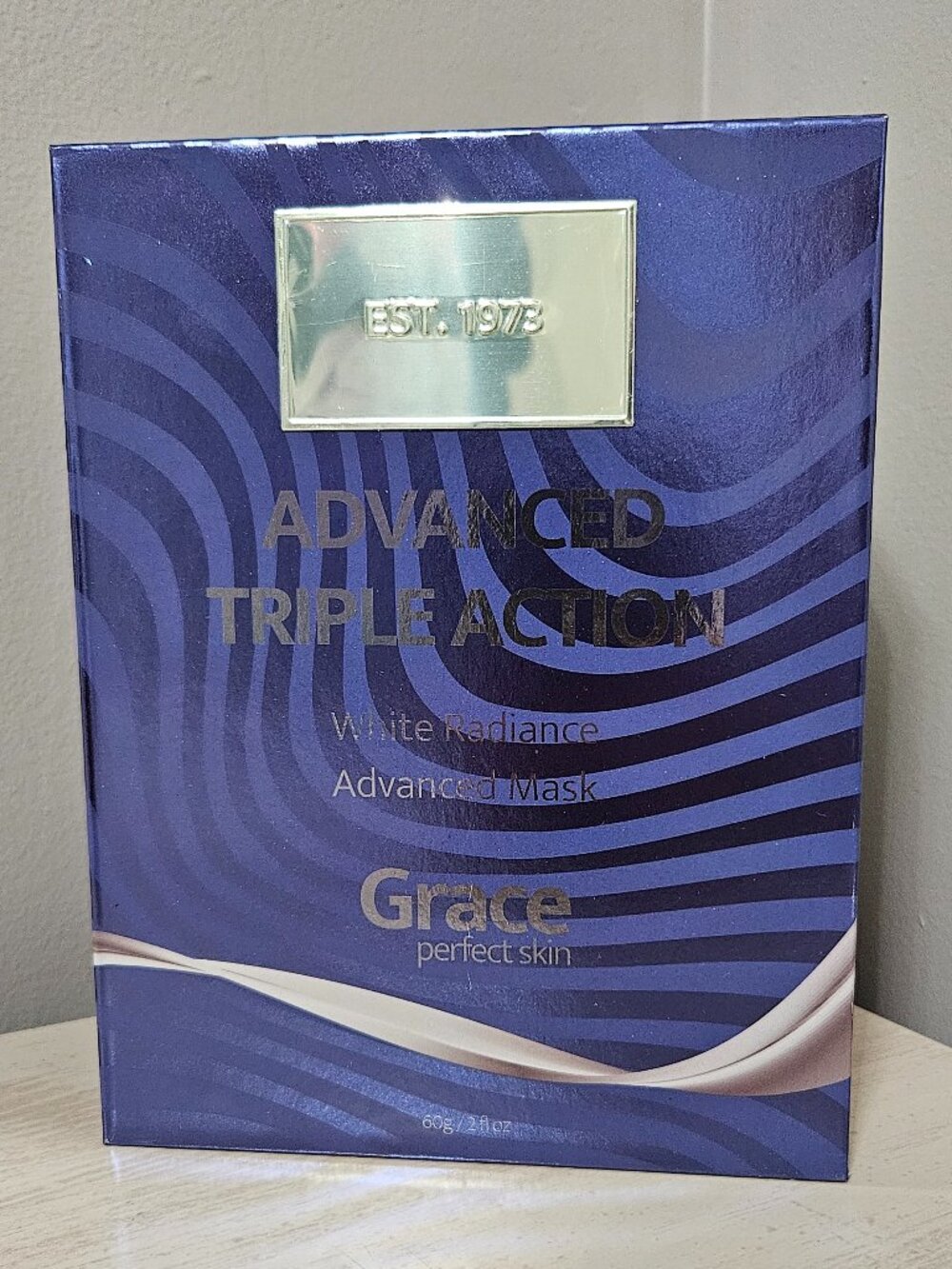GRACE ADVANCED TRIPLE ACTION-WHITE RADIANCE ADVANCED MASK-2 fl oz/60g-NEW-SEALED